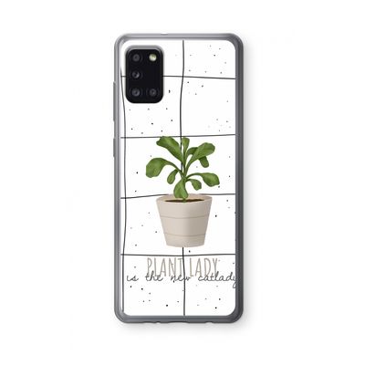 Kamerplant op vensterruit: Samsung Galaxy A31 Transparant Hoesje