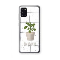 Kamerplant op vensterruit: Samsung Galaxy A31 Transparant Hoesje