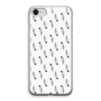 Pluimen: iPhone 8 Transparant Hoesje