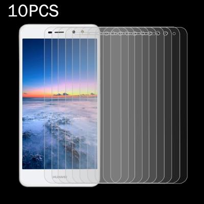 10 stuks voor Huawei Y5 2017 0.3mm 9H oppervlaktehardheid 2.5D explosieveilige Full Screen getemperd glas scherm Film