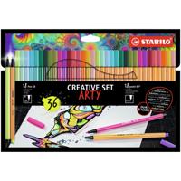 Creative set stabilo 8868/36 arty 36st assorti