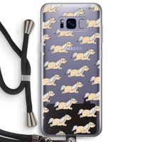 Ponys: Samsung Galaxy S8 Plus Transparant Hoesje met koord Ponys: Samsung Galaxy S8 Plus Transparant Hoesje met koord