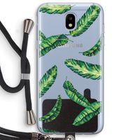 Lange bladeren: Samsung Galaxy J5 (2017) Transparant Hoesje met koord