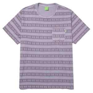 HUF Cooper Stripe S/S Knit Top Casual T-shirt Heren L