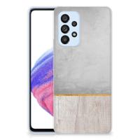 Samsung Galaxy A53 5G | Bumper Hoesje | Wood Concrete