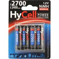 HyCell HR06 2700 Oplaadbare AA batterij (penlite) NiMH 2400 mAh 1.2 V 4 stuk(s)