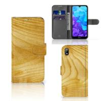 Huawei Y5 (2019) | Book Style Case | Licht Hout