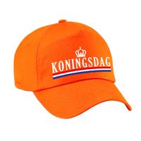 Koningsdag pet / cap oranje voor dames en heren