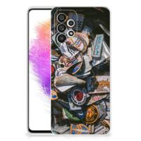 Samsung Galaxy A73 5G | Siliconen hoesje | met foto Badges