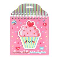 Diamond painting & kleur boek, 16x16cm