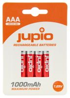 Jupio AAA batterijen 1000mAh - 4 stuks - thumbnail