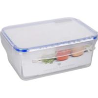 Vershoudbakje - 2200 ml - transparant - kunststof - 23 x 16 x 9,5 cm - Luchtdicht afgesloten