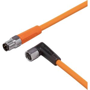 ifm Electronic EVT159 Verbindingskabel Aantal polen (sensoren): 3, 3 Stekker, recht, Bus, haaks 10 m 1 stuk(s)