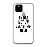 Belastinggeld: Google Pixel 5 Transparant Hoesje