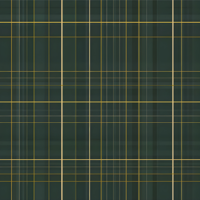 Donkergroen schots patroon behang vierkant