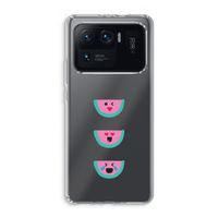 Smiley watermeloen: Xiaomi Mi 11 Ultra Transparant Hoesje