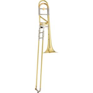 XO 1236-LO (gelakt, open wrap) Bb/F trombone met koffer