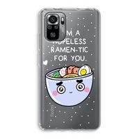 I'm A Hopeless Ramen-Tic For You: Xiaomi Redmi Note 10S Transparant Hoesje