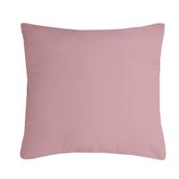 Stof Textile sierkussen Nelson - roze - 60 x 60 cm - bank kussens - polyester