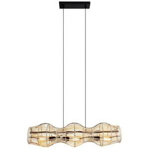 ECO-Light BAMBOO 9510 S3-H BA Hanglamp E27 Bamboe, Natuur