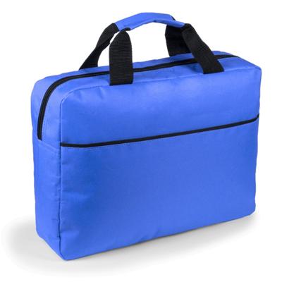 Documententas - blauw - aktetas - 1 hoofdvak - 38x30x9 cm - polyester Documententas - blauw - aktetas - 1 hoofdvak - 38x30x9 cm - polyester