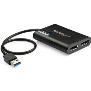 StarTech.com USB-naar-Dual DisplayPort-adapter 4K 60Hz USB 3.0 (5 Gbps)