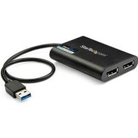 StarTech.com USB-naar-Dual DisplayPort-adapter - 4K 60Hz - USB 3.0 (5 Gbps) - thumbnail