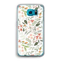 Sweet little flowers: Samsung Galaxy S6 Transparant Hoesje