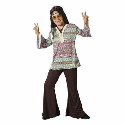 Kostuums voor Kinderen Hippie - Maat: 3-4 Jaar - Maat: 3-4 Jaar