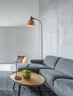 Vloerlamp industrieel &apos;Giorgio&apos; Roestkleurig 167cm