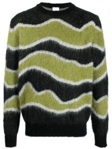 PT Torino pull en maille intarsia - Vert