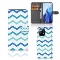 Xiaomi Mi 11 | Telefoon Hoesje | Zigzag Blauw