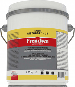 Frencken Gietgoot – U3 set 2,25 kg dakgootreparatie