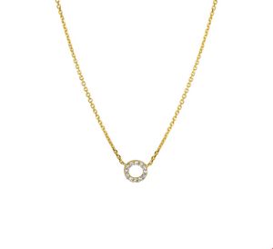 TFT Collier Geelgoud Diamant 0.05ct H P1 0,8 mm x 41-43-45 cm