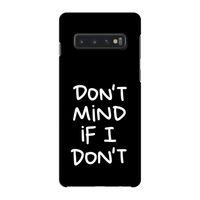 Don't Mind: Samsung Galaxy S10 4G Volledig Geprint Hoesje