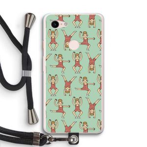 Gymboys: Pixel 3 XL Transparant Hoesje met koord
