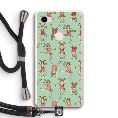 Gymboys: Pixel 3 XL Transparant Hoesje met koord