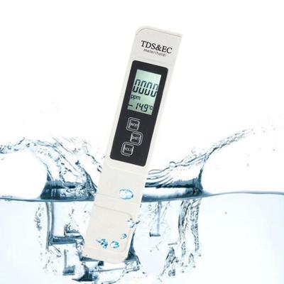 Digitale multi-functioneel LCD Monitor TDS & EG Meter Water meting Test Tool(Beige)