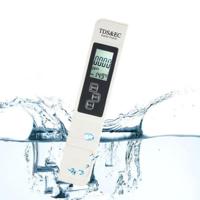 Digitale multi-functioneel LCD Monitor TDS & EG Meter Water meting Test Tool(Beige)