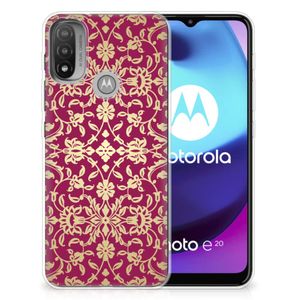 Siliconen Hoesje Motorola Moto E20 | E40 Barok Pink