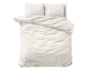 Primaviera Deluxe Uni Satijn Dekbedovertrek Creme 200 x 200/220 cm