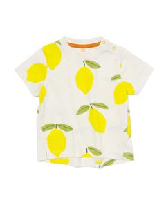 HEMA Baby T-shirt Citroenen Gebroken Wit (gebroken wit)