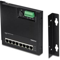 Trendnet TI-PG80F netwerk-switch Unmanaged Gigabit Ethernet (10/100/1000) Power over Ethernet (PoE) - thumbnail