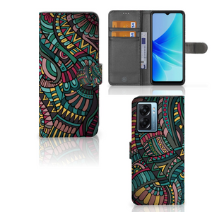 OPPO A77 5G | A57 5G Telefoon Hoesje Aztec