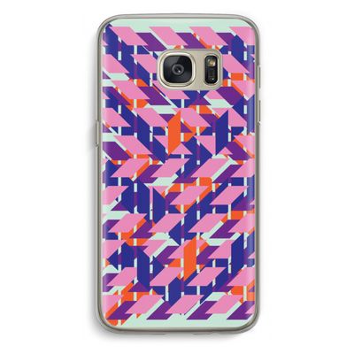 Skew Blush 3: Samsung Galaxy S7 Transparant Hoesje