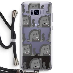Cats: Samsung Galaxy S8 Transparant Hoesje met koord