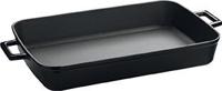 LAVA Schaal rechthoekig - 400x260mm - Zwart/Zwart LAVA Schaal rechthoekig - 400x260mm - Zwart/Zwart