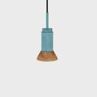 Anour Donya Onyx Trapeze Hanglamp - Amberkleurige kap - Geoxideerd koper - thumbnail