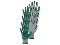 PARKSIDE 4 paar nitril tuinhandschoenen (Grijs/groen)