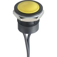 APEM IPC3SAD3 IP Series Druktoets 28 V/DC 5 A 1x uit/(aan) Moment (Ø x h) 12 mm x 20 mm IP69K 1 stuk(s)